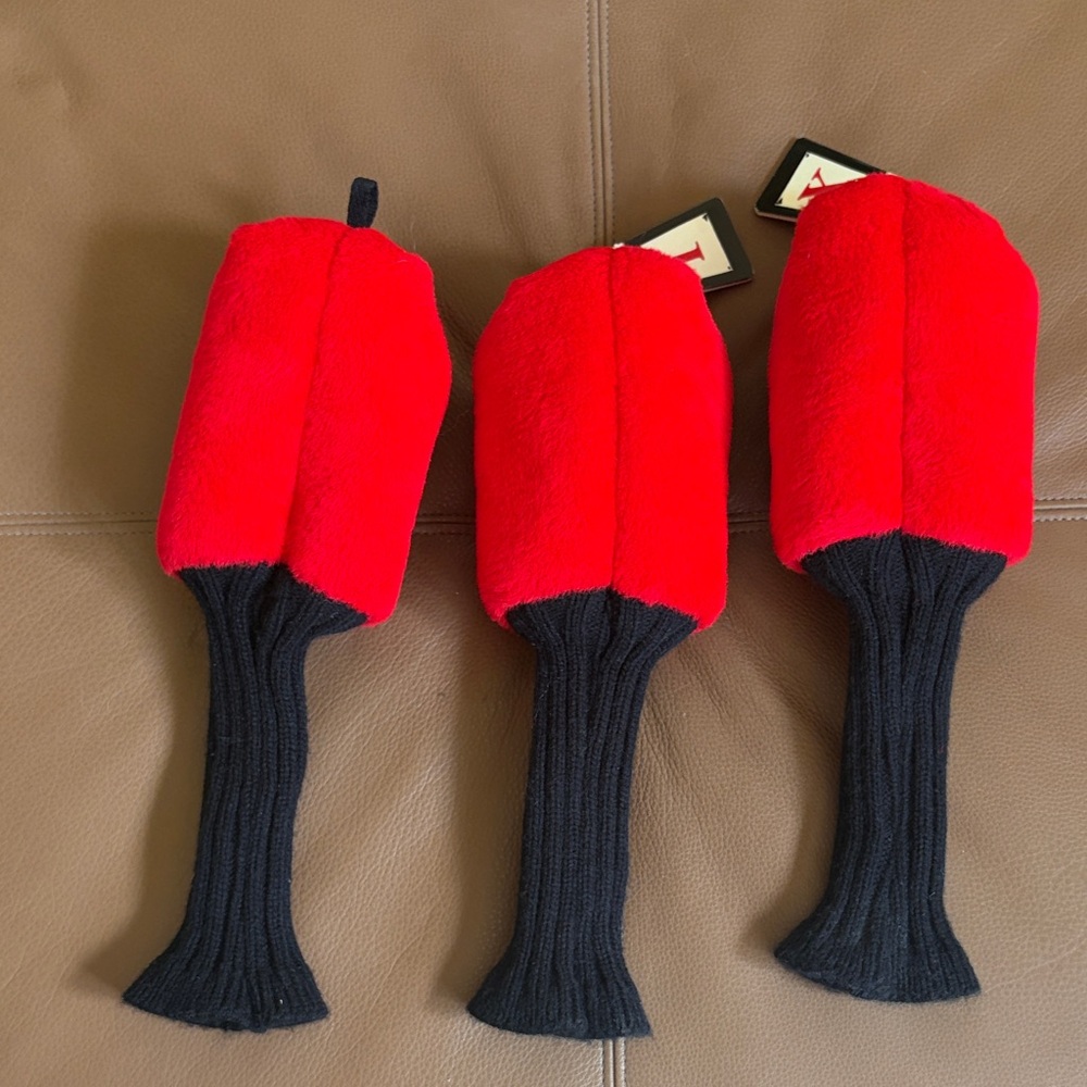 Miami University Red & Black Golf Headcover Set - Picture 2 of 3